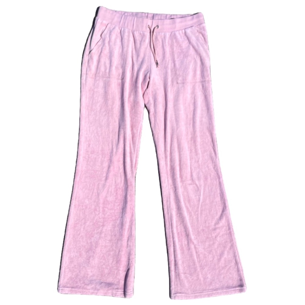 y2k juicy couture low-rise pink sweatpants